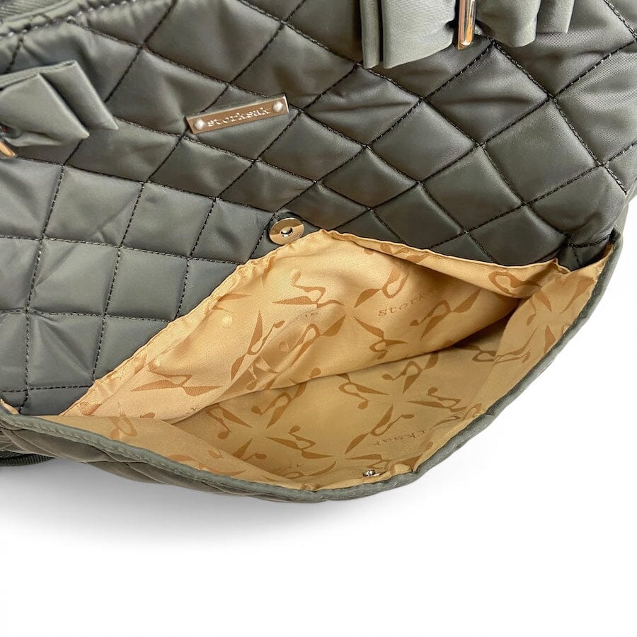 Storksak Grey Quilted Diaper Bag - Charcoal Gray Baby & Toddler 