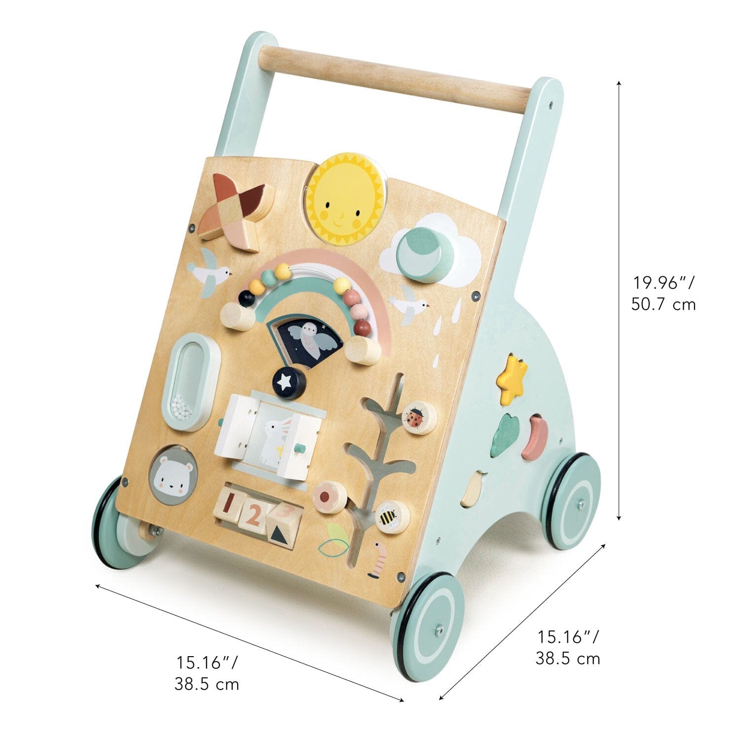 Activity Walker from Tender Leaf Toys dimensions