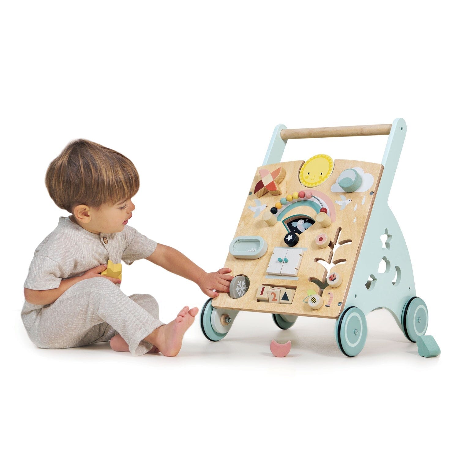 Activity Walker from Tender Leaf Toys being played with by child
