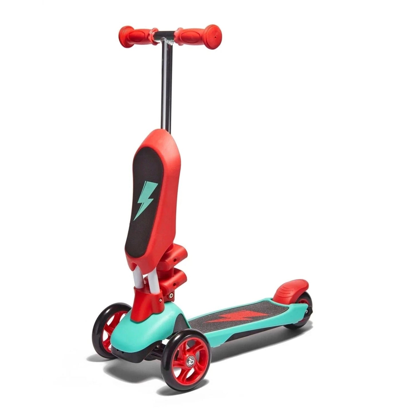 SVOLTA "Ace" 2-in-1 Sit and Stand Toddler Convertible Scooter Toys Red 