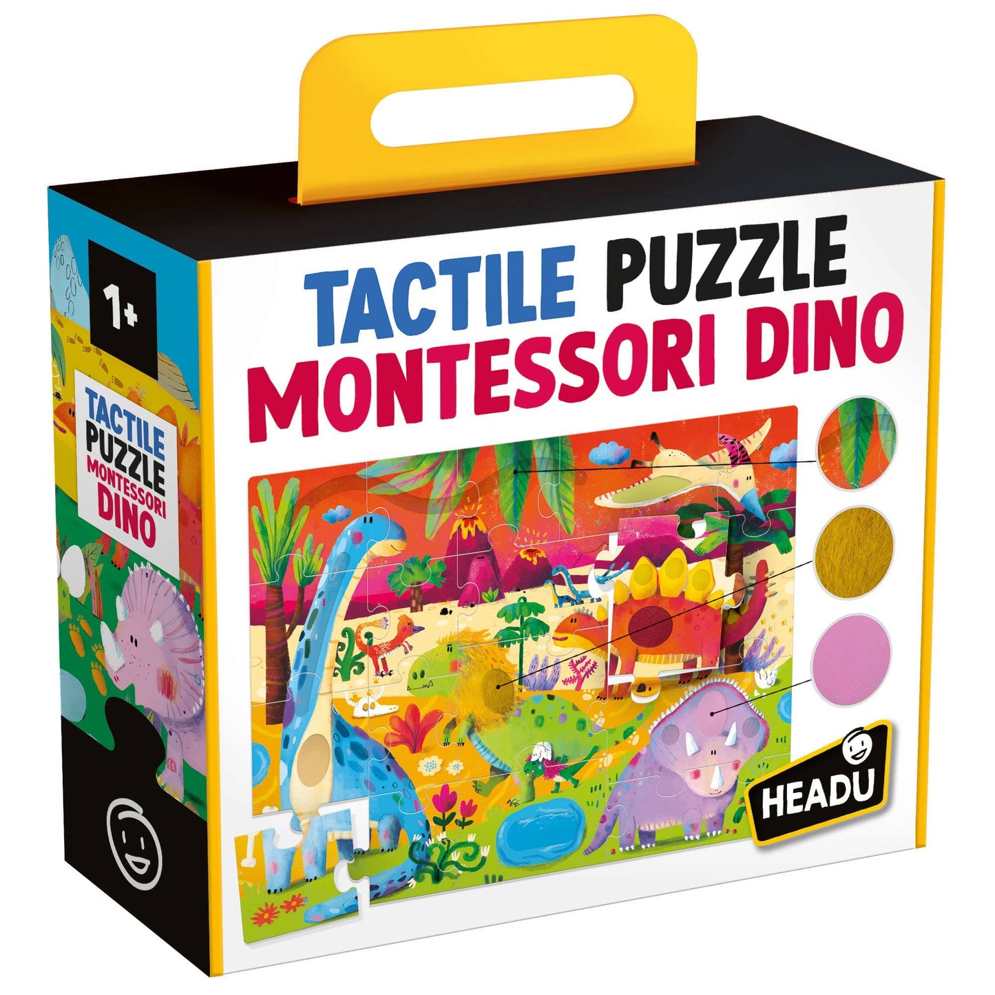 Montessori sensory educational toy and puzzle - Tactile Dino