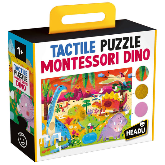 Montessori sensory educational toy and puzzle - Tactile Dino
