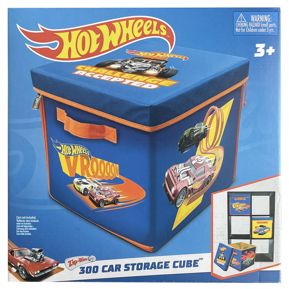 Tara Toy Hot Wheels ZipBin 300 Car Storage Cube & Playmat