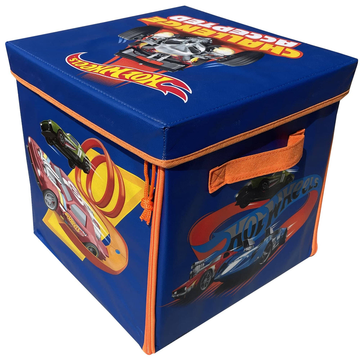 Tara Toy Hot Wheels ZipBin 300 Car Storage Cube & Playmat