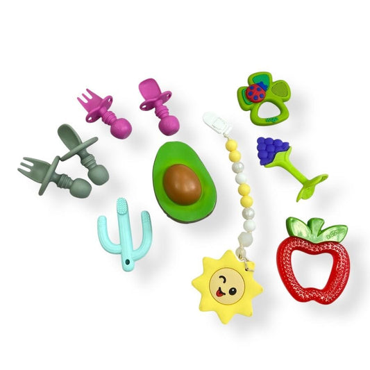 Mixed Brands - Teething Toys & Utensils Bundle