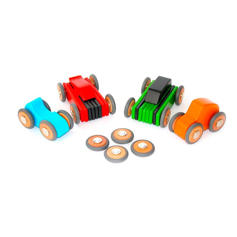 Tegu Magnetic Wooden Wheels Set 