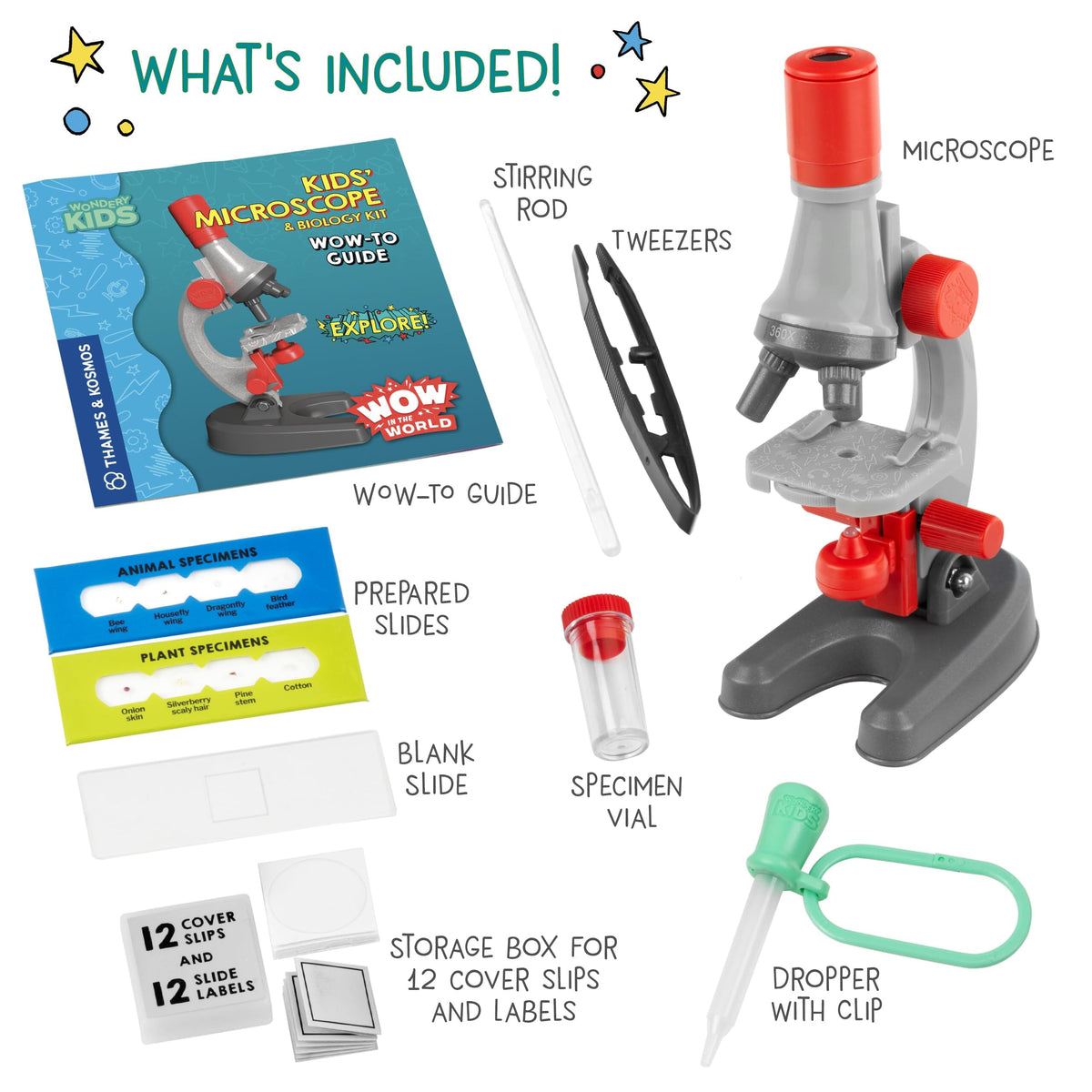 Thames & Kosmos Wow in the World Kids Microscope Kit 545011