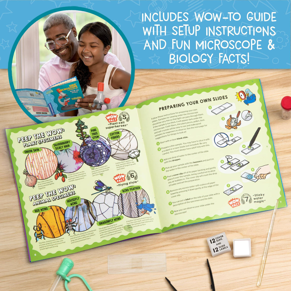 Thames & Kosmos Wow in the World Kids Microscope Kit 545011