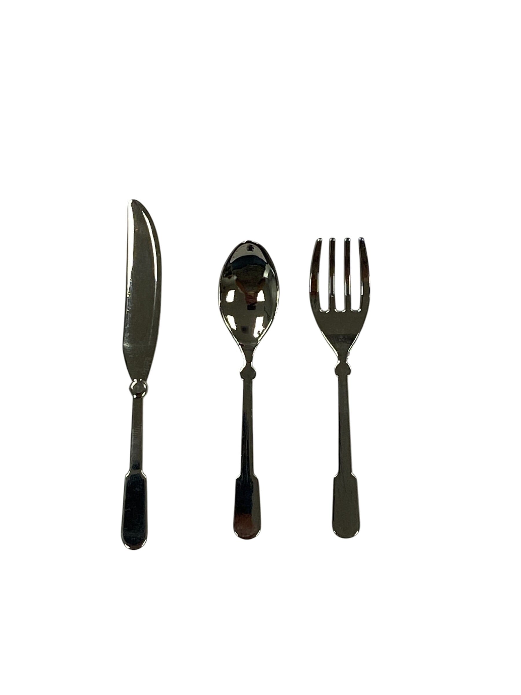 The Queens Treasures Silverware Set for 18" Dolls Toys 