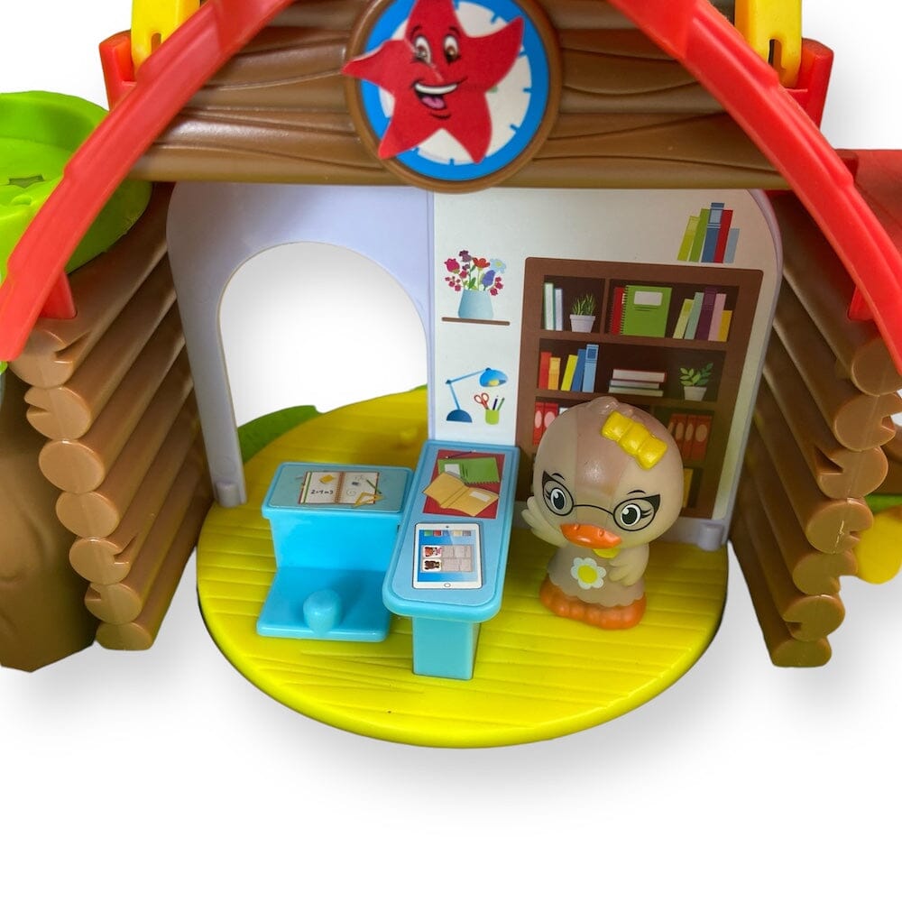 Fat Brain Toys - Timber Tots Schoolhouse and School Bus