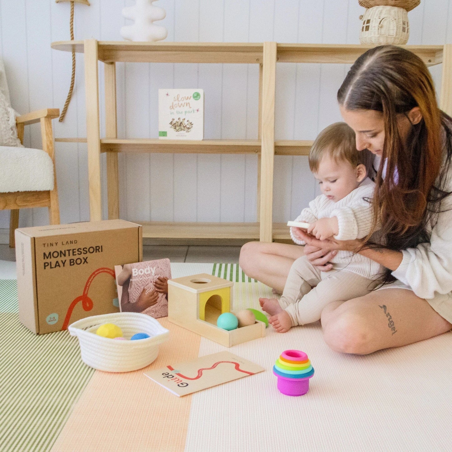 Tiny Land - Tiny Land® Montessori Toys Set for Infant 7 - 9 Months