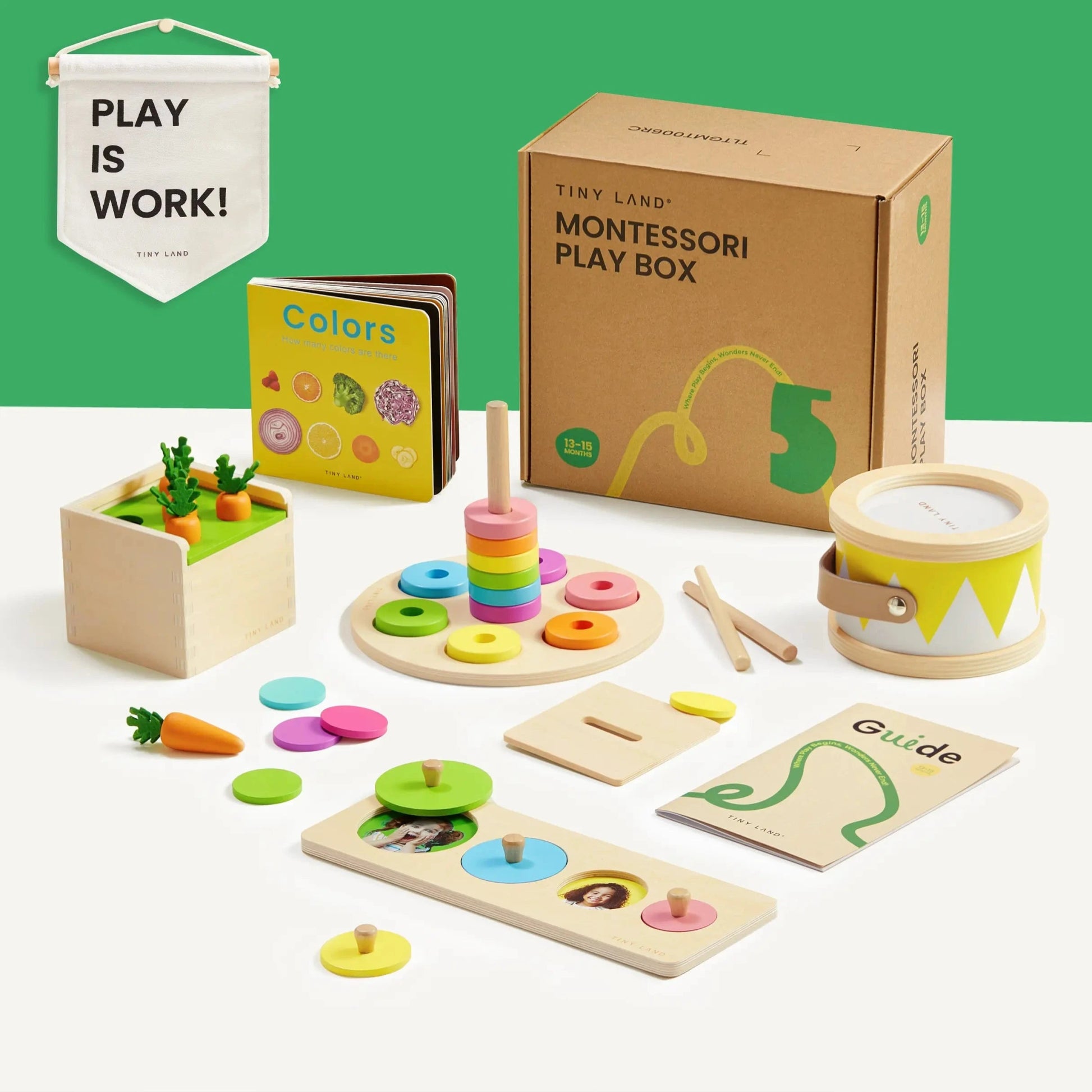 Tiny Land - Tiny Land® Montessori Toys Set for Toddlers 13 - 15 Months