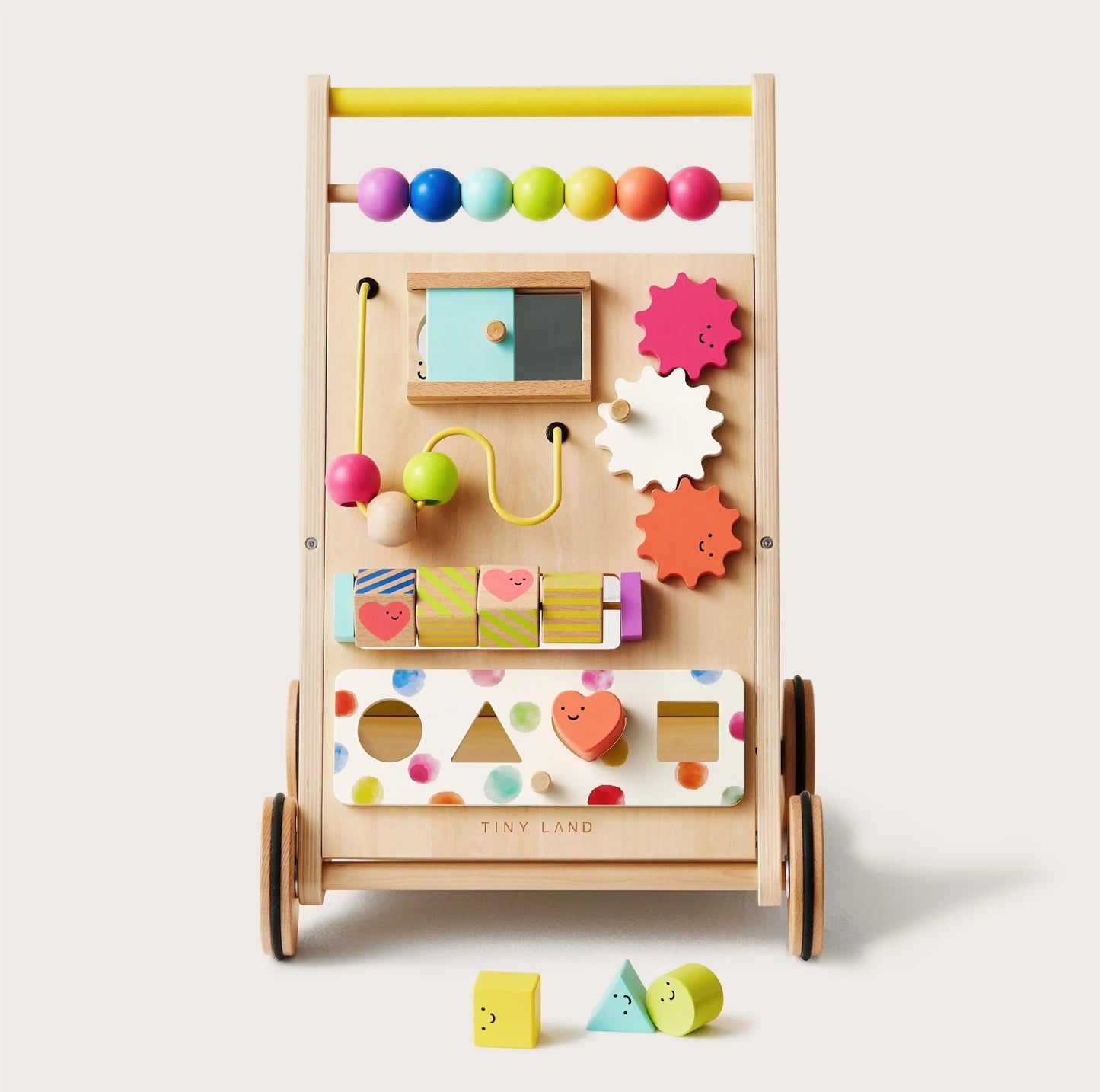 Tiny Land INC - Tiny Land® Premium Natural Wooden Activity Walker