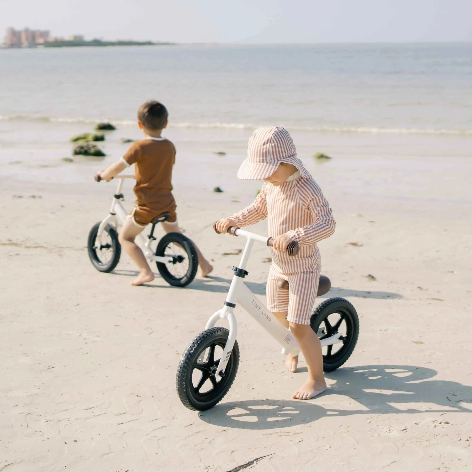 Tiny Land® Balance Bike - Milky White Push & Pedal Riding Vehicles 