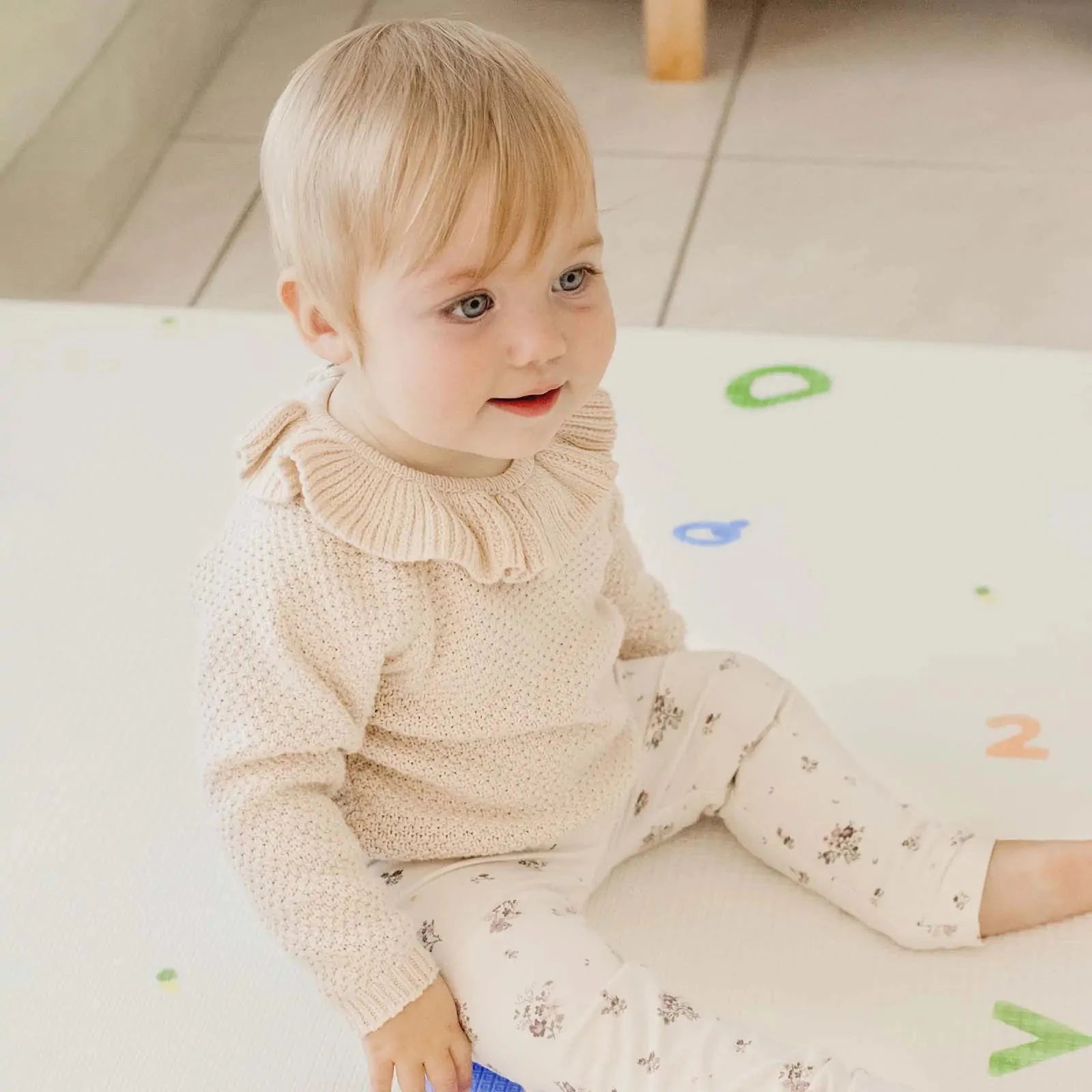 Tiny Land® Double-Sided Baby Playmat Alphabet Adventure Play Mats 