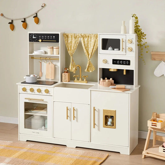 Tiny Land® Iconic Play Kitchen - Cream Toy 