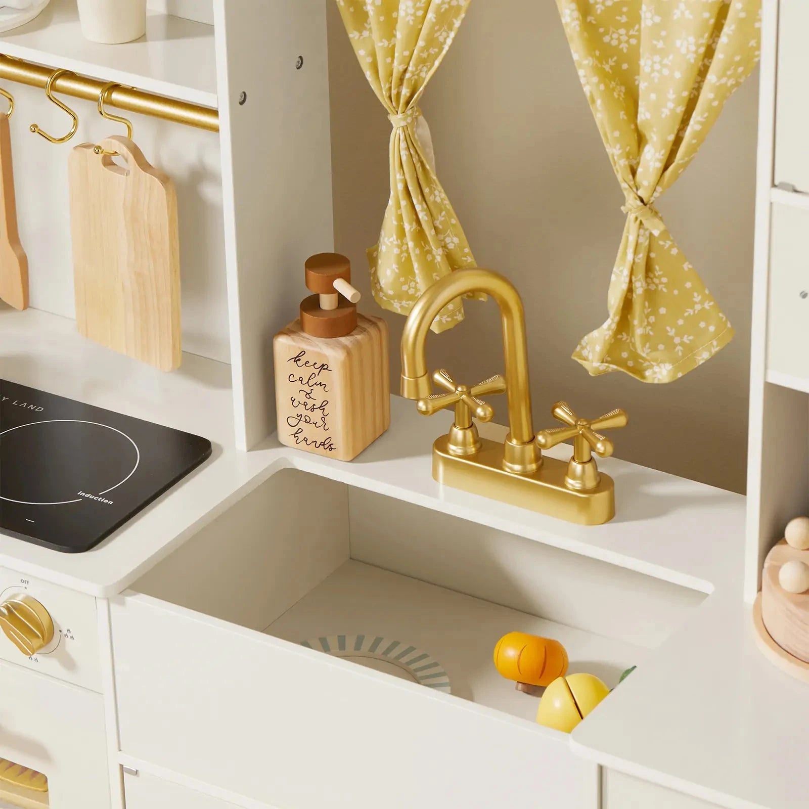 Tiny Land® Iconic Play Kitchen - Cream Toy 
