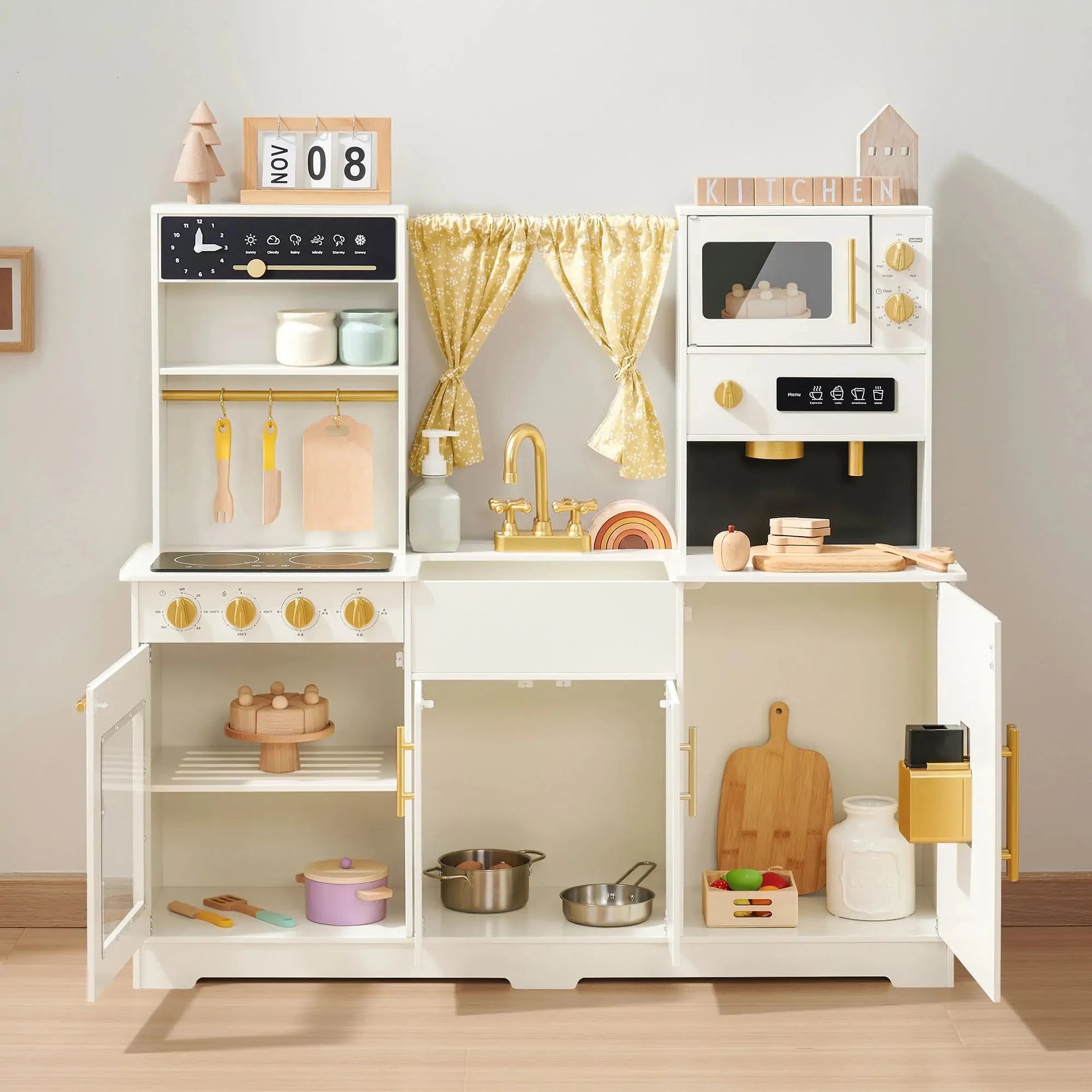 Tiny Land® Iconic Play Kitchen - Cream Toy 