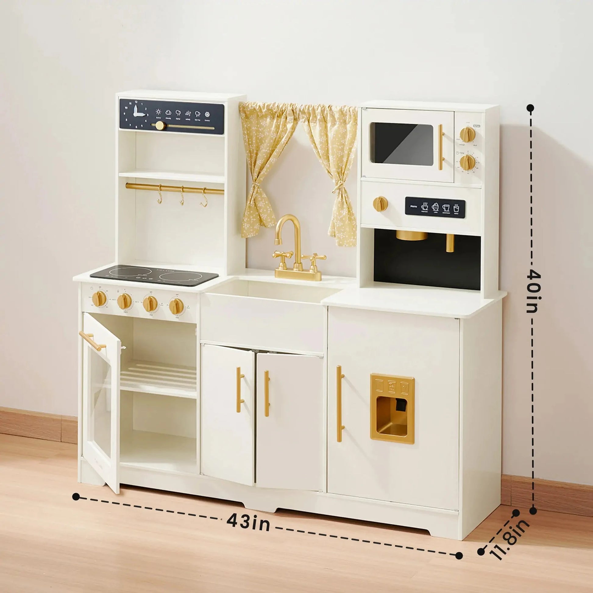 Tiny Land® Iconic Play Kitchen - Cream Toy 