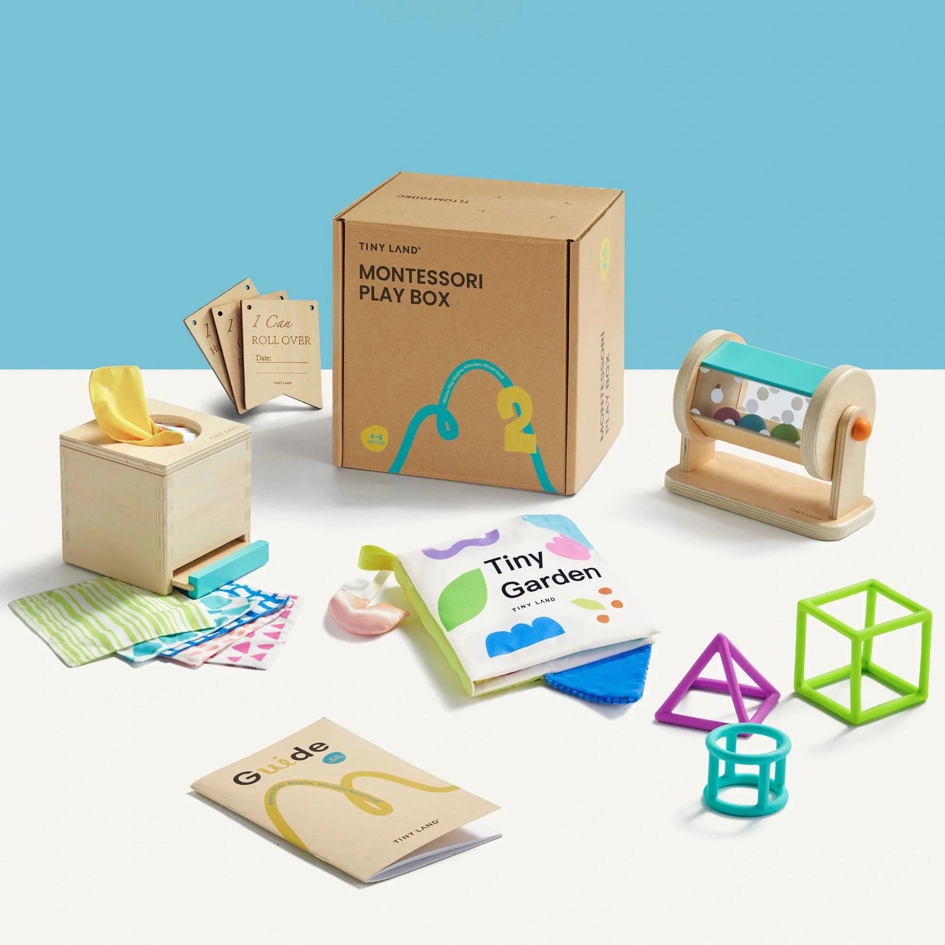 Tiny Land® Montessori Toys for Newborns (4–6 Months) 