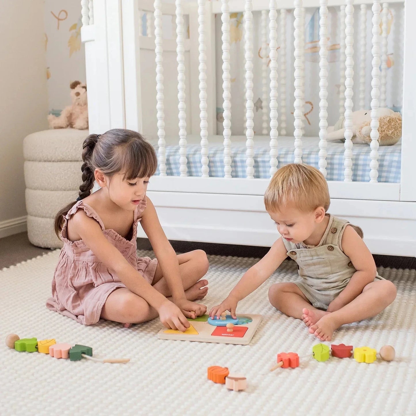 Tiny Land® Montessori Toys Set for Toddlers 18-24months wooden toys 