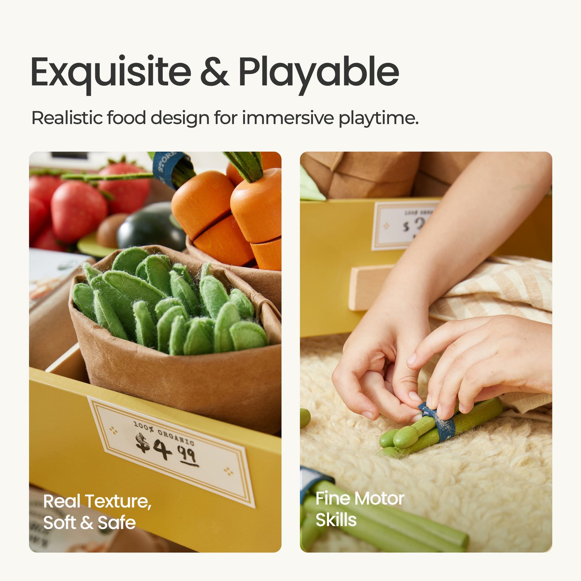 Tiny Land® Organic Play Food Collection 