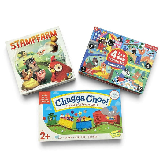 Toddler Game & Puzzle Bundle for 2+ Toys & Games 