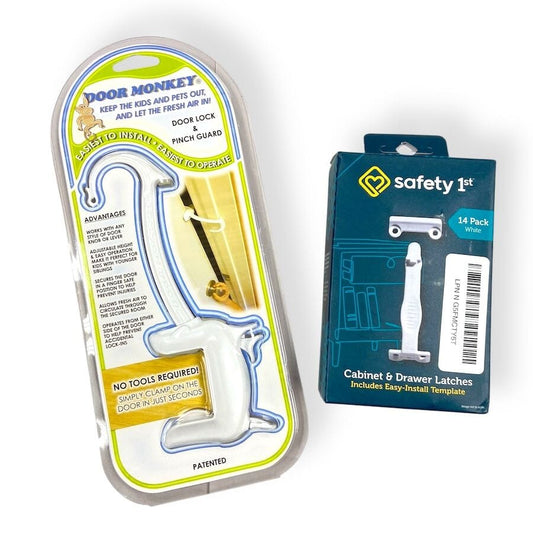 Mixed Brands - Toddler Safety Bundle - Door & Drawer Latches