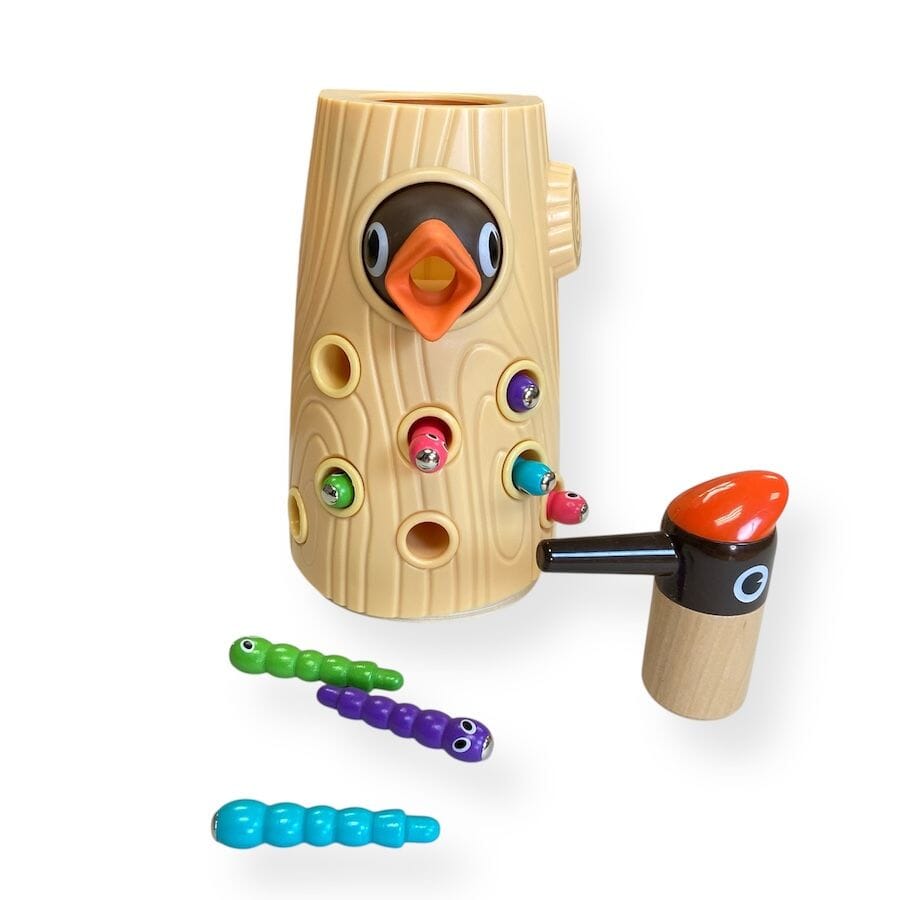 Topbright - Topbright Woodpecker Feeding Game - Light Brown