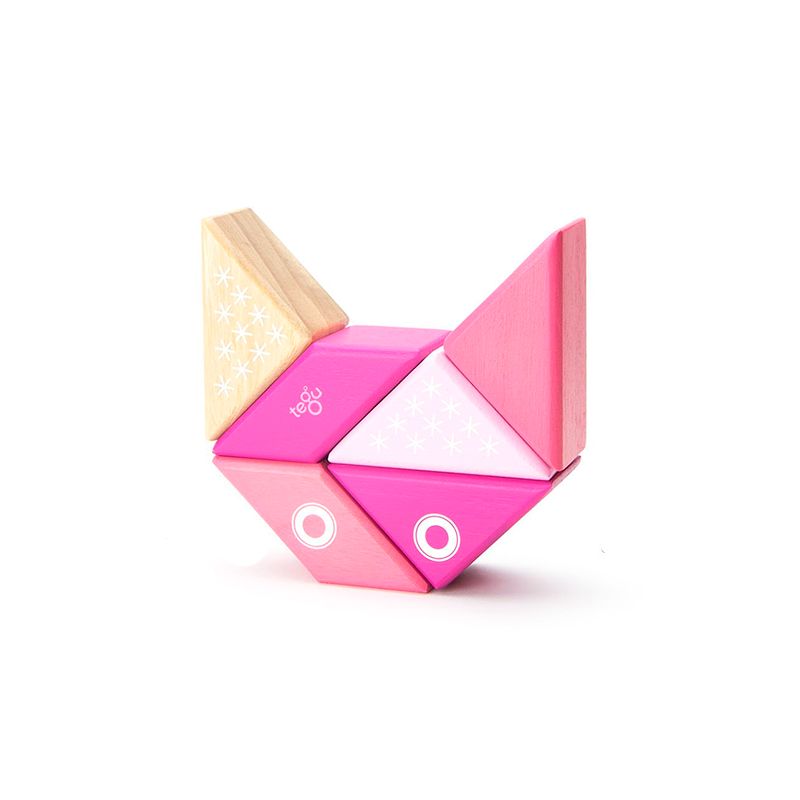 Travel Pals - Kitty Magnetic Wooden Blocks 