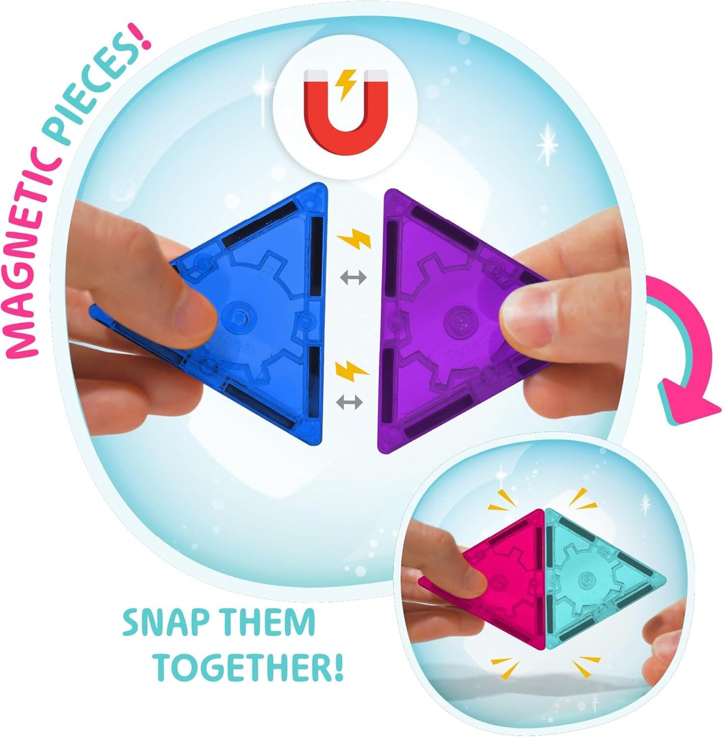 Tytan Disney Ariel Magnetic Tiles Play Kit Toys 