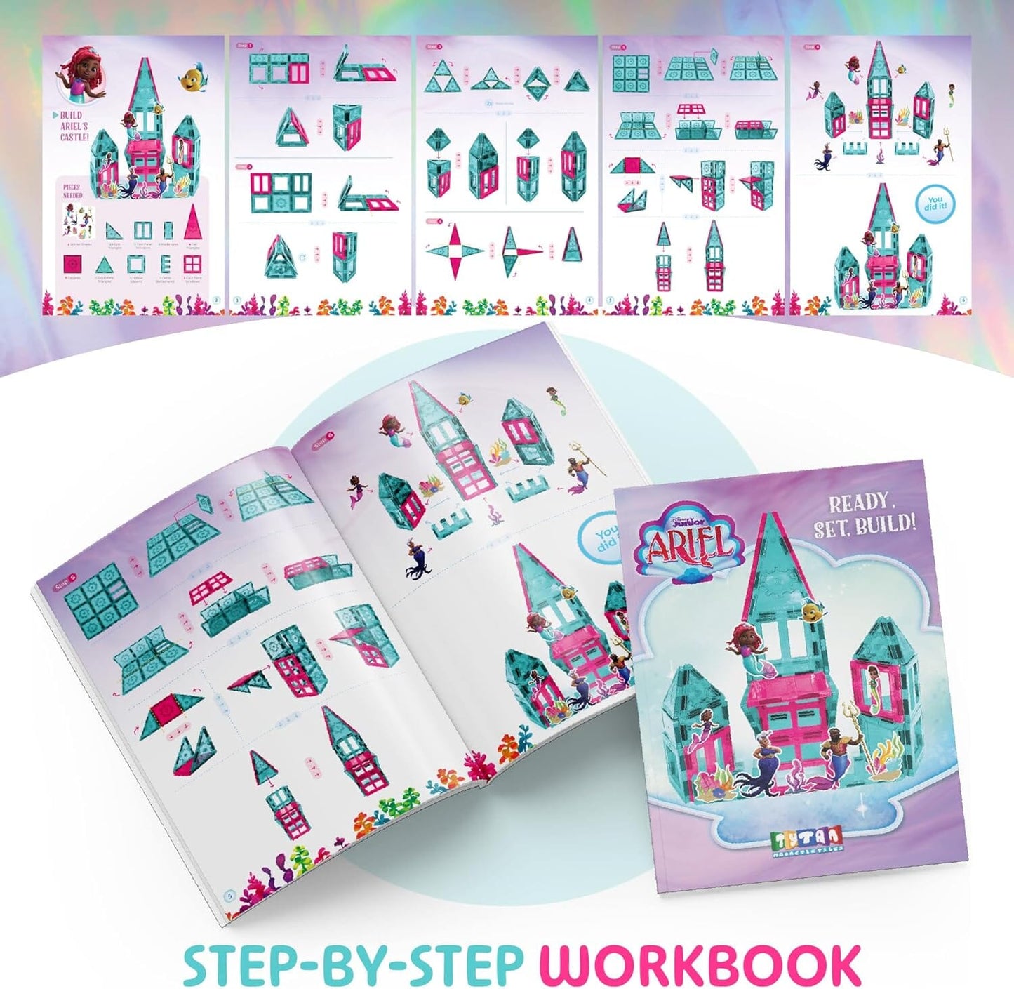 Tytan Disney Ariel Magnetic Tiles Play Kit Toys 