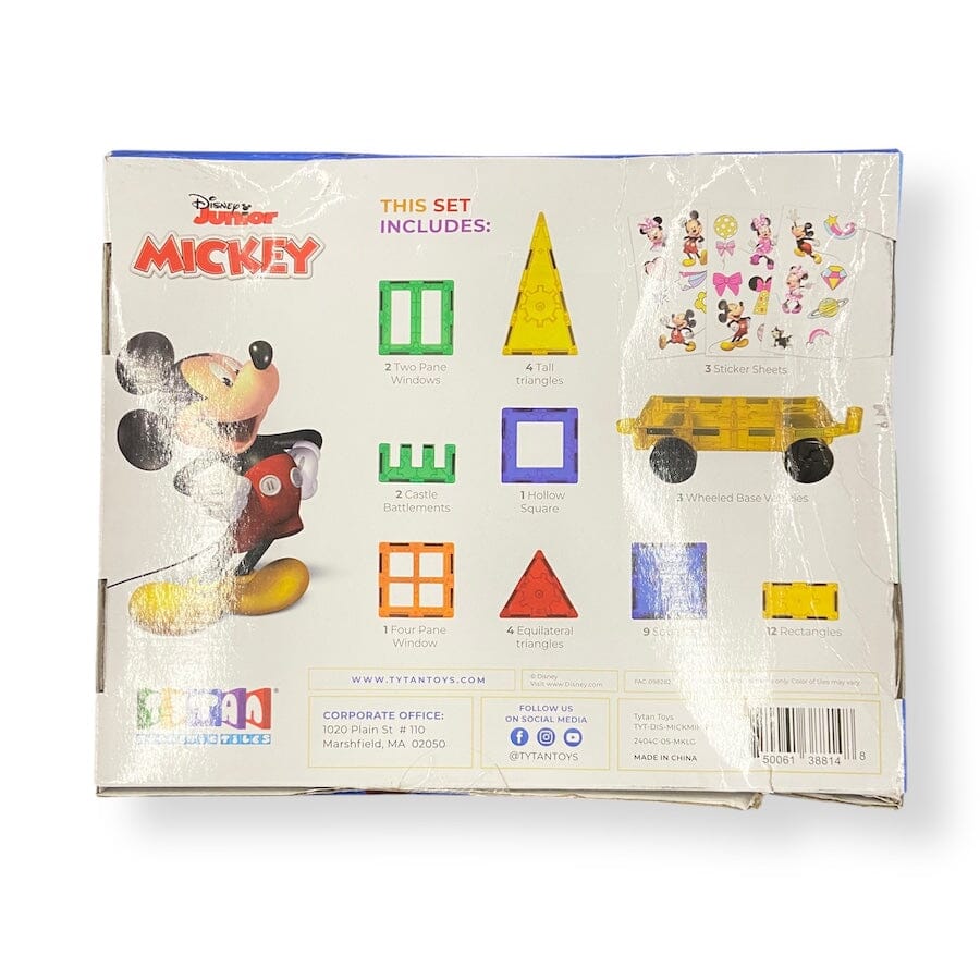 Tytan Disney Junior Mickey Magnetic Tile Train Set Toys 