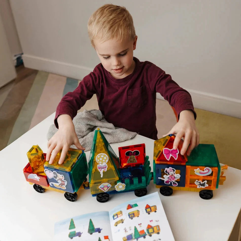 Tytan Disney Junior Mickey Magnetic Tile Train Set Toys 