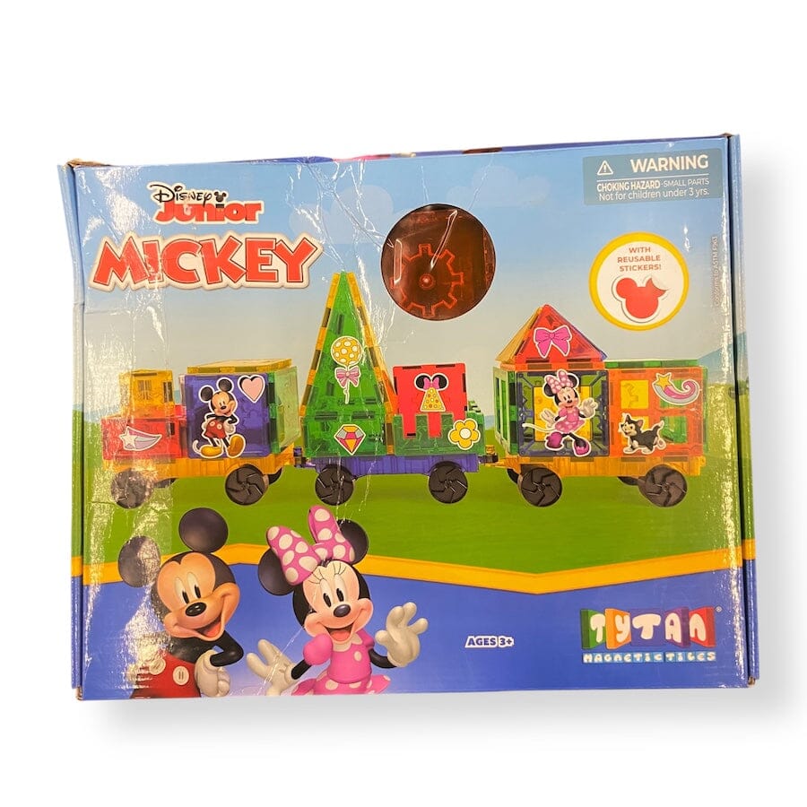 Tytan Disney Junior Mickey Magnetic Tile Train Set Toys 