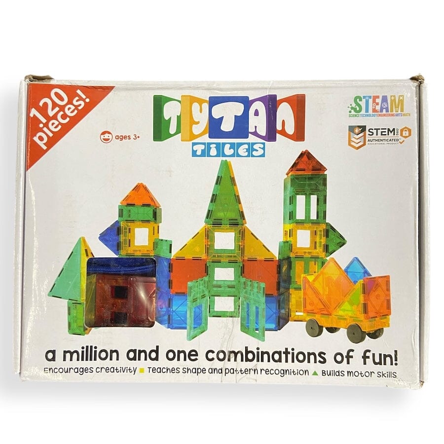 Tytan Tiles - Tytan Tiles 120 - Pc Magnetic Tile Building Set