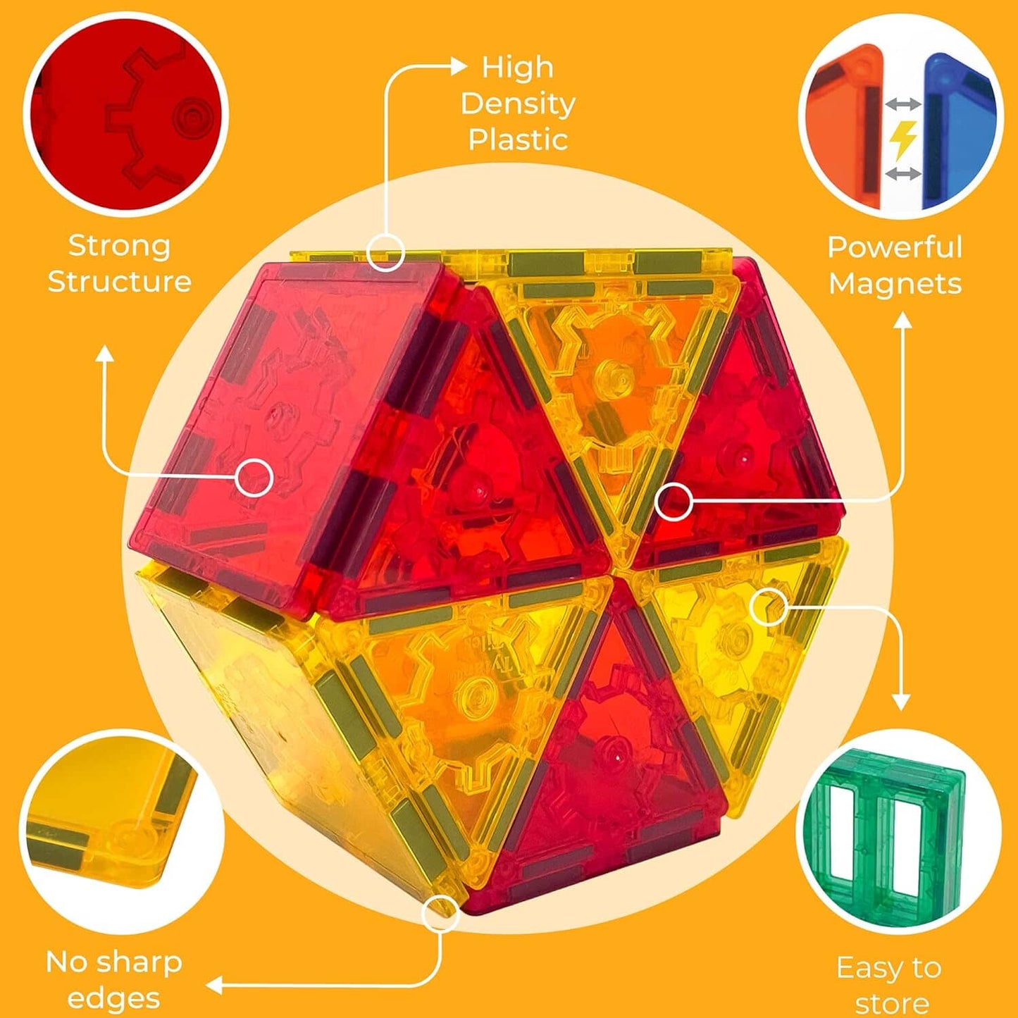 Tytan Tiles - Tytan Tiles 220 - Pc Magnetic Building Tiles Set