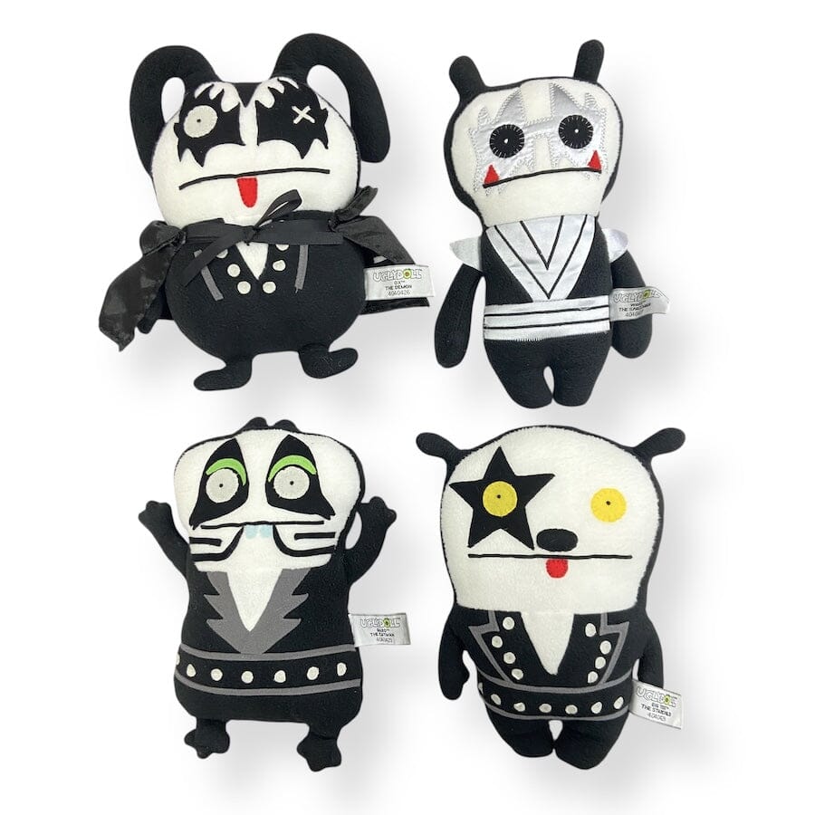 Ugly Doll KISS Band 11" Plush - Set of 4 Toys 