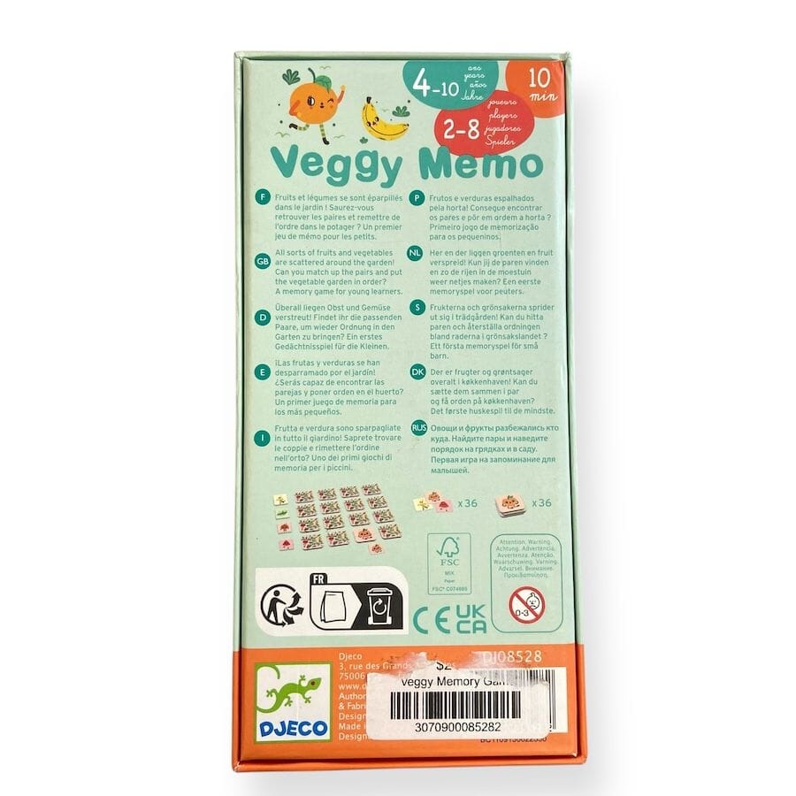 Djeco - Veggy Memo - Family Game