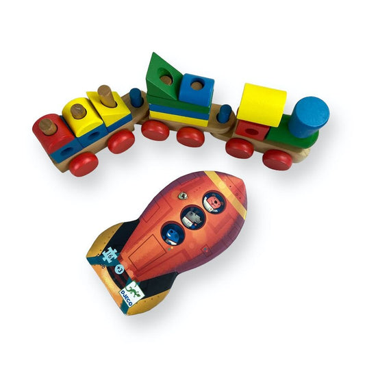 Vehicle Toy and Puzzle Bundle Toys 