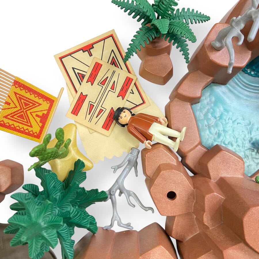 Vintage Playmobil Desert and Suspension Bridge Bundle Toys 
