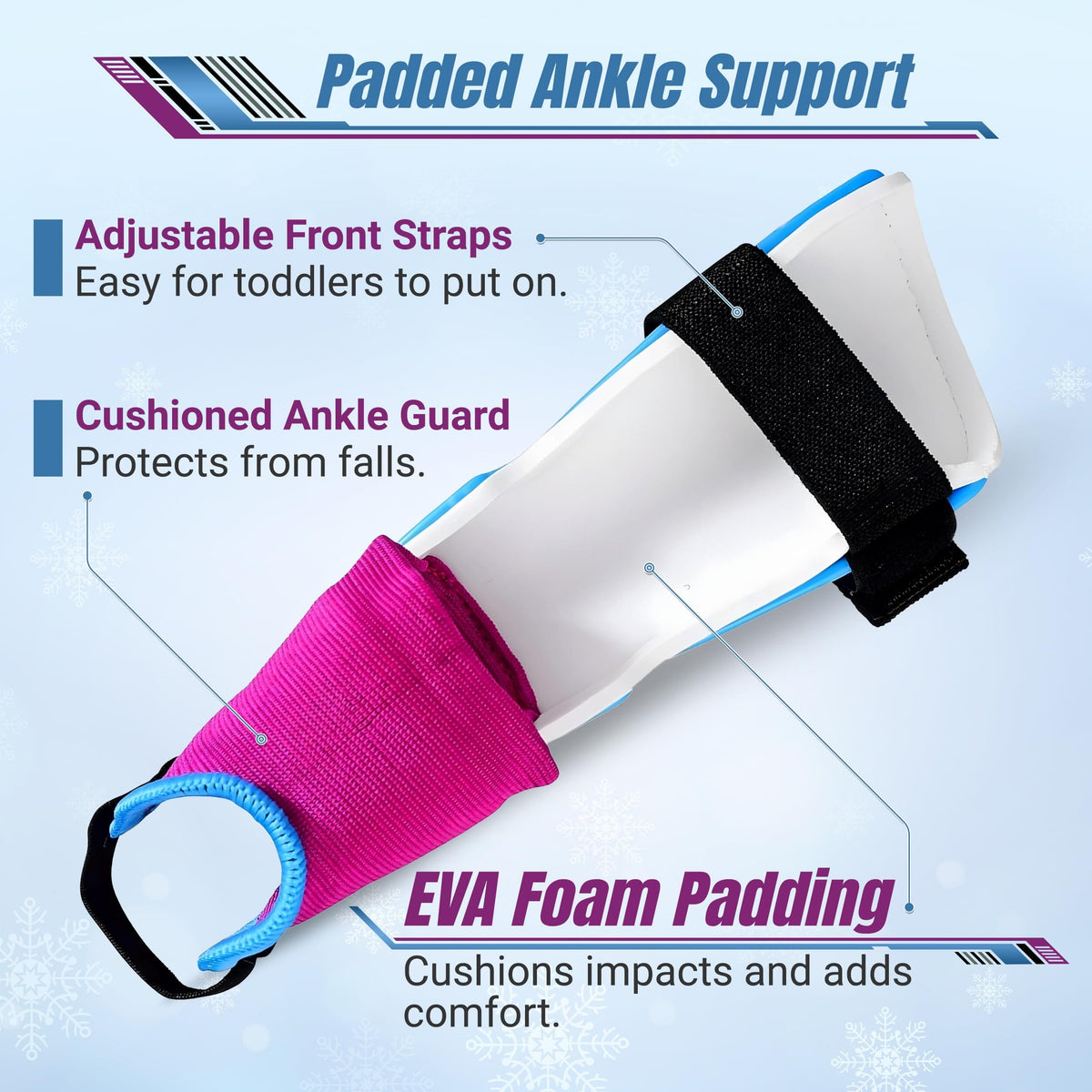 Vizari Soccer Shin Guards with Ankle Protection 70143