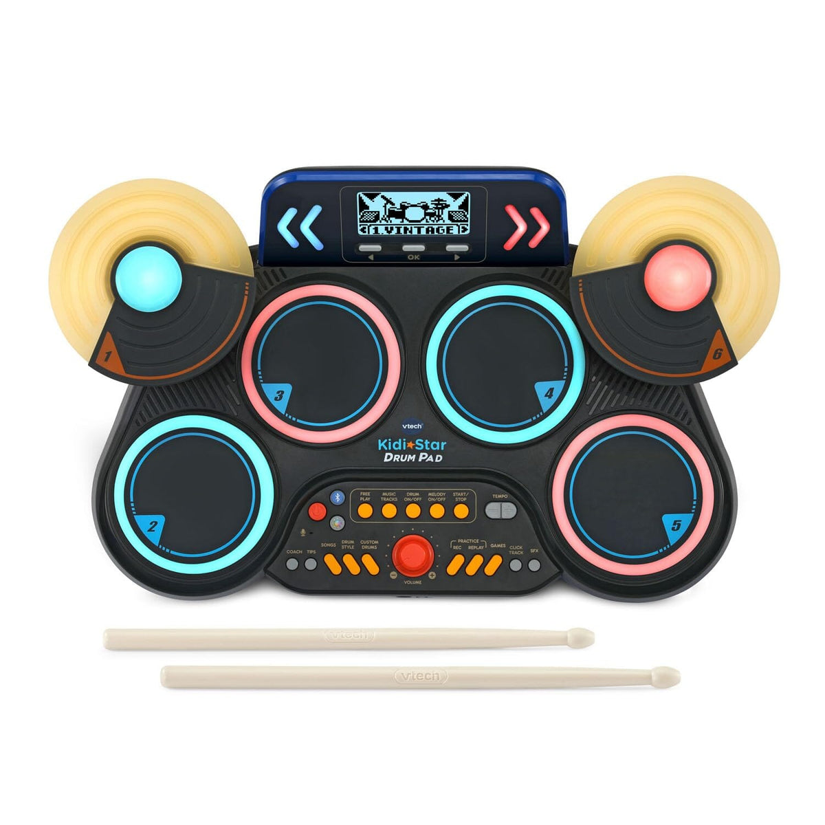 VTech Kidi Star Drum Pad Black 80-572600