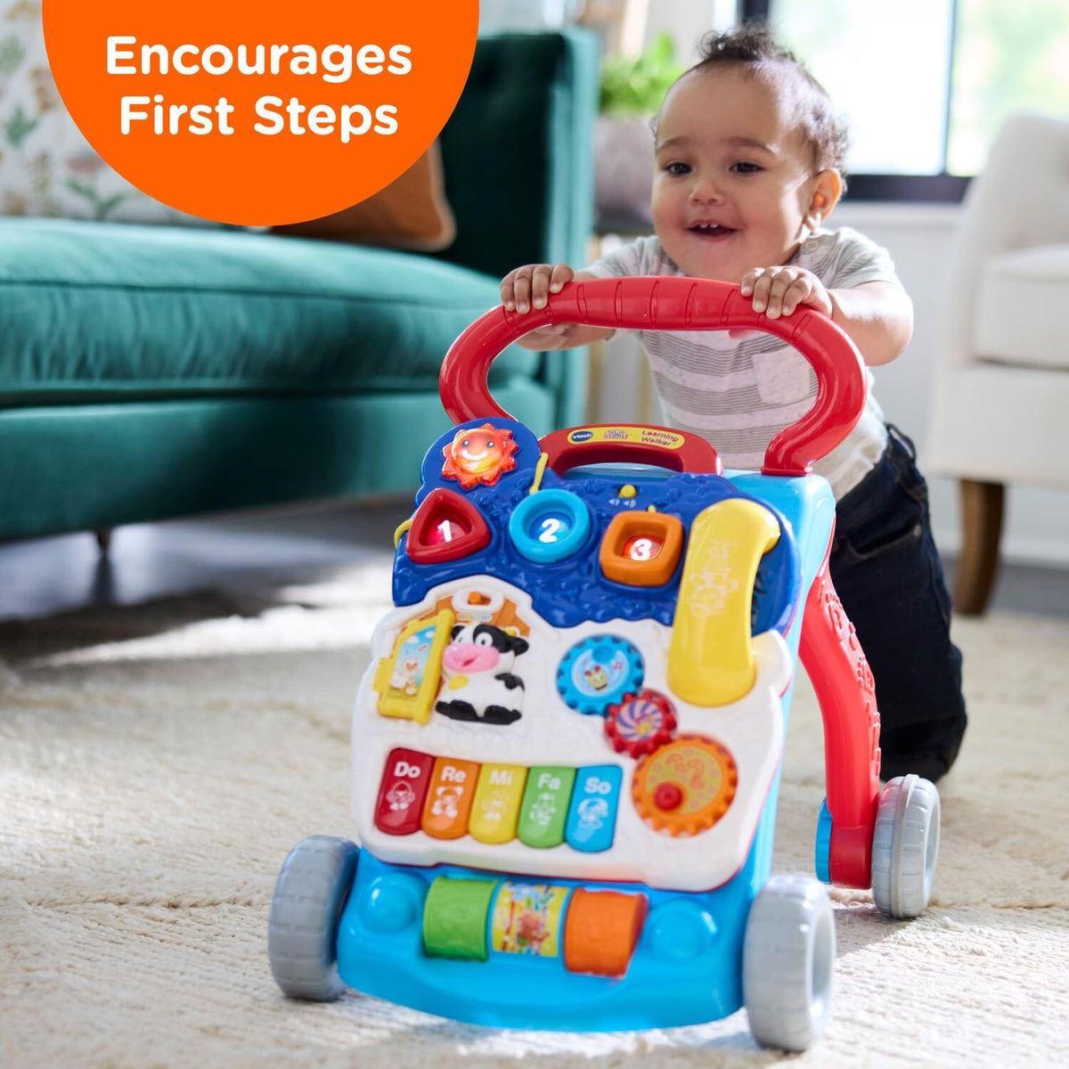 VTech Sit-to-Stand Learning Walker 80-077069 Blue