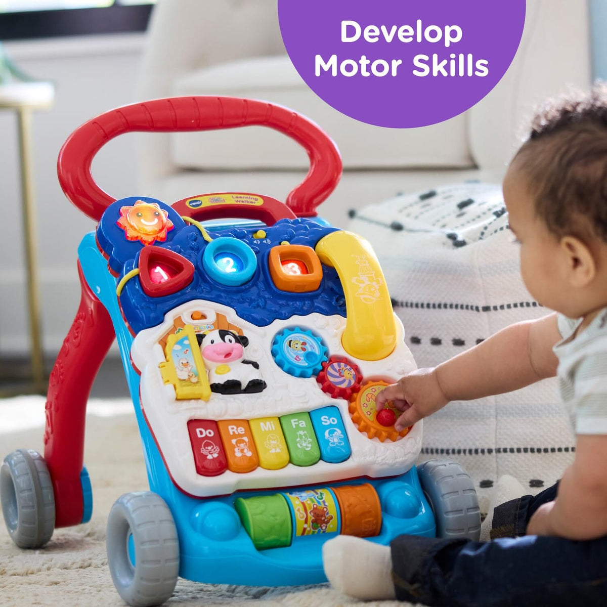 VTech Sit-to-Stand Learning Walker 80-077069 Blue