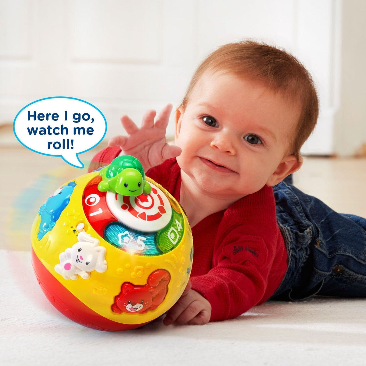 VTech Wiggle and Crawl Ball 80-184900
