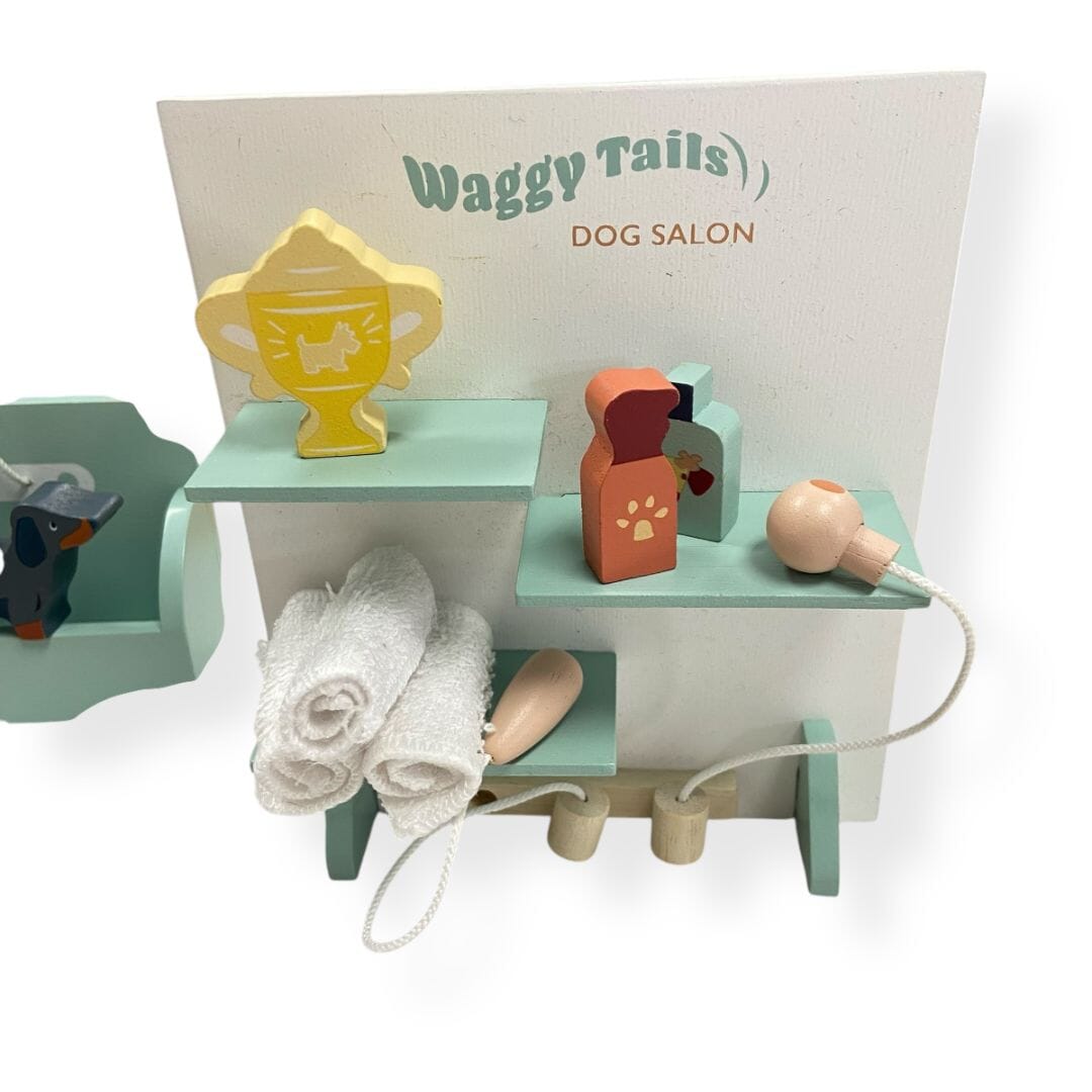 Waggy Tails Dog Salon Play Set Toys 