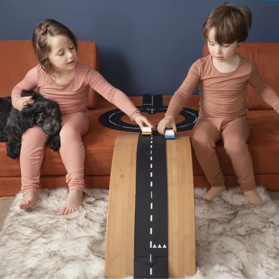 Waytoplay Circuit Expressway 16 Pièces – Route Flexible étanche Pour Petites Voitures – 2,58 M De Jeu Sans Limite