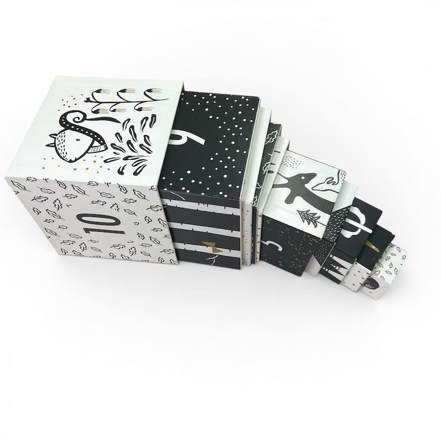 Wee Gallery Nesting Blocks Woodland Numbers Educational Toys 