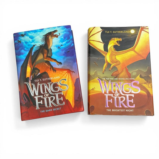 Wings of Fire Books The Dark Secret & The Brightest Night Hardcover Books 